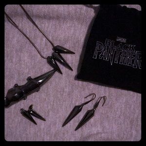 Rock love Jewelry Black Panther set- complete